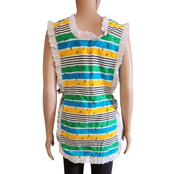 Vintage 80's or 90's Memphis Print Apron - Picture 4 of 5